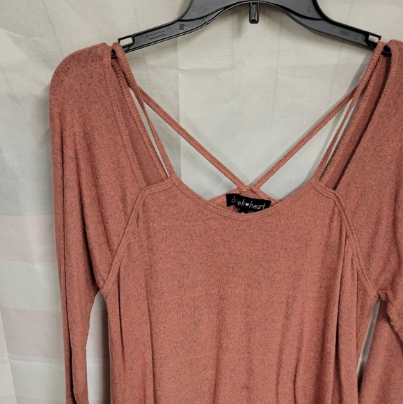 Derek heart Large Strappy Sweater - Picture 1 of 7